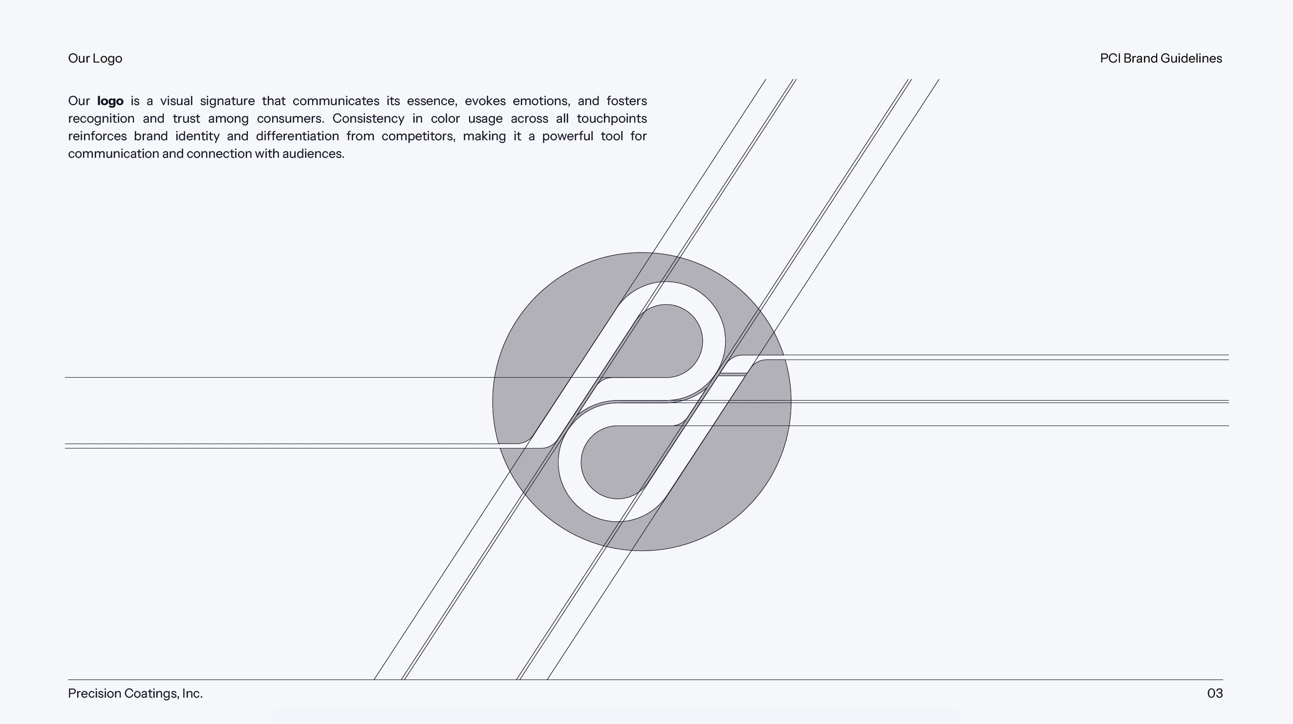 PCI logo geometric construction
